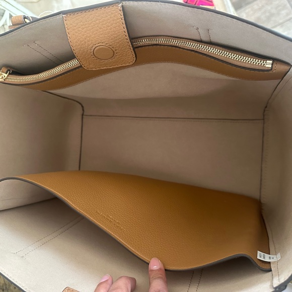 We Tory Burch Thea large leather tote tiramisu - Picture 9 of 11